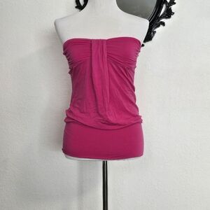 Retro Vanity Pink Strapless Shirt